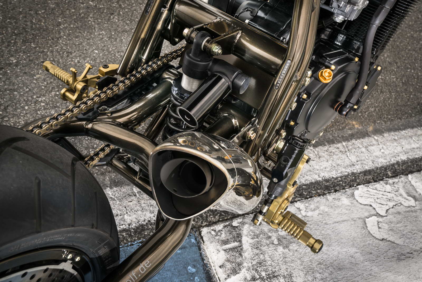 Custom Wolf Dragstyle Kawa GSXR